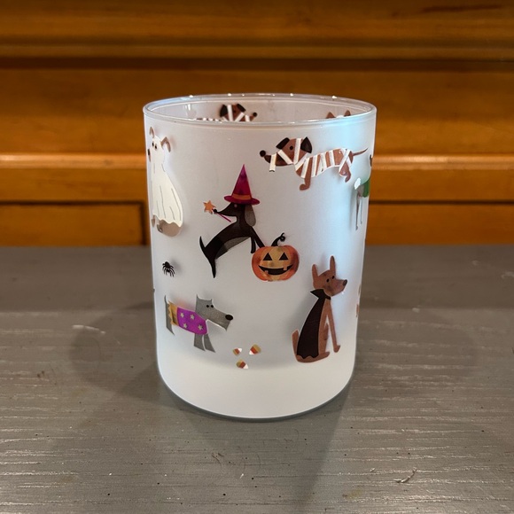 Culver Halloween Dogs Frosted Glass Cup - Picture 6 of 8